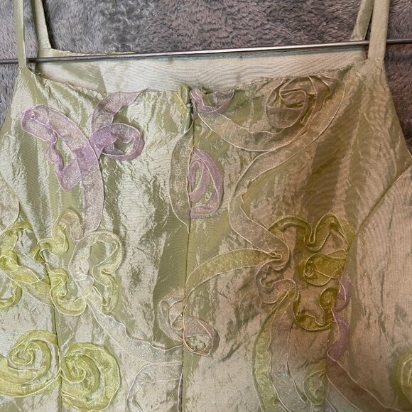 Bonnie Jean Girl Garden Fairy Pretty Whimsical Girly Tulle Square Neck Dress 6 - Picture 6 of 13